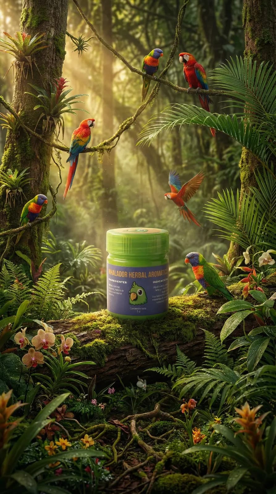 Huele Huele inhalador herbal Premium — vista del producto